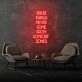 Great Things Never Come From Comfort Zones Neon Sign Pushing Boundaries and Growth