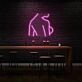 Sexy Woman Side Profile Neon Art Feminine Form Celebrated