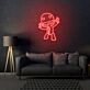 Silly Cartoon Neon Playful and Imaginative