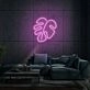 Neon Leaf Light Nature's Tranquility in Luminous Form