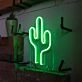 Cactus Neon Desert Coolness and Resilience
