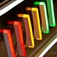 Battery Neon Sign Energy and Power Symbol