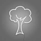 Neon Tree Light Nature and Technology Combined