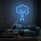 Neon Tree Light Nature and Technology Combined