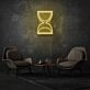 Sand Clock Neon Time Passing Elegantly