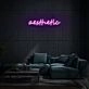 Aesthetic Cursive Neon Modern and Chic Design