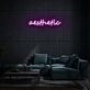 Aesthetic Cursive Neon Modern and Chic Design