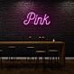 Pink Cursive Neon Feminine Flair and Style