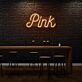 Pink Cursive Neon Feminine Flair and Style