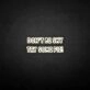 Don't be shy, try some cake' neon sign