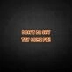 Don't be shy, try some cake' neon sign