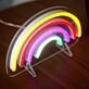 Rainbow Neon Spectrum of Hope and Diversity