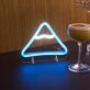 Snowy Mountain Neon Alpine Majesty and Adventure