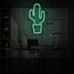 Cactus in Pot Neon Desert Charm in Compact Form