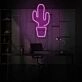 Cactus in Pot Neon Desert Charm in Compact Form