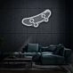 Skateboard Neon Symbol of Youth and Rebellion