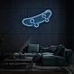 Skateboard Neon Symbol of Youth and Rebellion