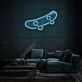 Skateboard Neon Symbol of Youth and Rebellion