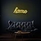 Home Cursive Neon Welcoming and Warm Atmosphere