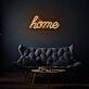Home Cursive Neon Welcoming and Warm Atmosphere