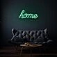 Home Cursive Neon Welcoming and Warm Atmosphere