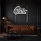 Girl Cursive Neon Artistic Feminine Touch