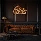 Girl Cursive Neon Artistic Feminine Touch