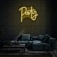 Party Neon Lettering Fun and Festive Atmosphere
