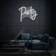Party Neon Lettering Fun and Festive Atmosphere