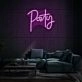 Party Neon Lettering Fun and Festive Atmosphere