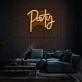 Party Neon Lettering Fun and Festive Atmosphere