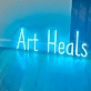 Neon Sign Art Heals