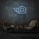 Round Doodle Neon Art Creative and Whimsical Charm