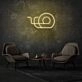 Round Doodle Neon Art Creative and Whimsical Charm
