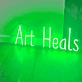 Neon Sign Art Heals