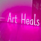Neon Sign Art Heals