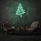 Christmas Tree Neon Celebrating Festive Joy and Tradition