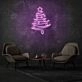 Christmas Tree Neon Celebrating Festive Joy and Tradition