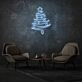 Christmas Tree Neon Celebrating Festive Joy and Tradition