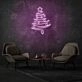 Christmas Tree Neon Celebrating Festive Joy and Tradition
