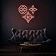 Vintage Flowers Neon Sign Nostalgic Floral Elegance