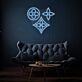 Vintage Flowers Neon Sign Nostalgic Floral Elegance