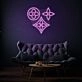Vintage Flowers Neon Sign Nostalgic Floral Elegance