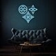 Vintage Flowers Neon Sign Nostalgic Floral Elegance