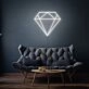 Gemstone Neon Light Sparkling Jewel-like Radiance