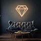 Gemstone Neon Light Sparkling Jewel-like Radiance