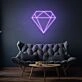 Gemstone Neon Light Sparkling Jewel-like Radiance