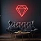 Gemstone Neon Light Sparkling Jewel-like Radiance