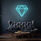 Gemstone Neon Light Sparkling Jewel-like Radiance