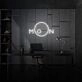 Moon Custom Made Neon Light Lunar Beauty and Mystery